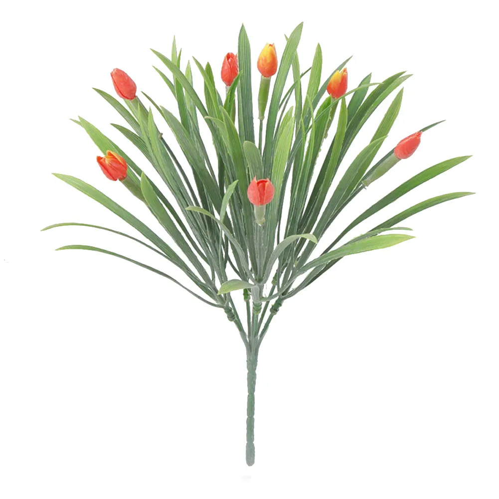 7 цветов/Букет Искусственные тюльпаны моделирование Тюльпан украшение букетов домашний сад Свадебный декор