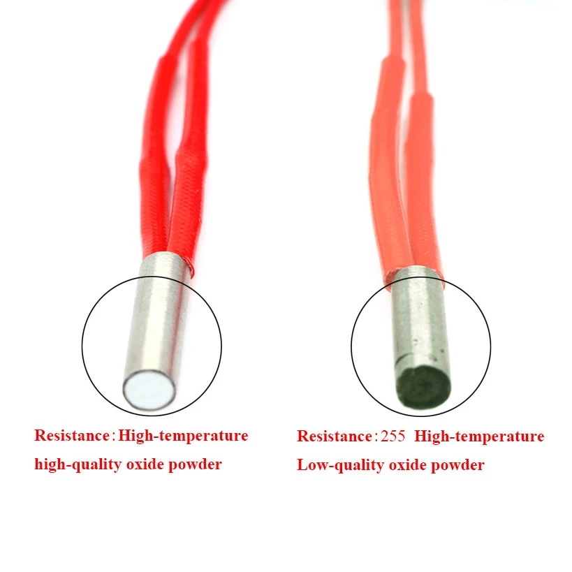 sato printhead 3DSWAY 3D Printer Parts 12V/24V 40W Heating Pipe Ceramic Cartridge Heater Heating tube 6*20mm 1M 2 Meter 3D printer Accessories hp officejet printhead