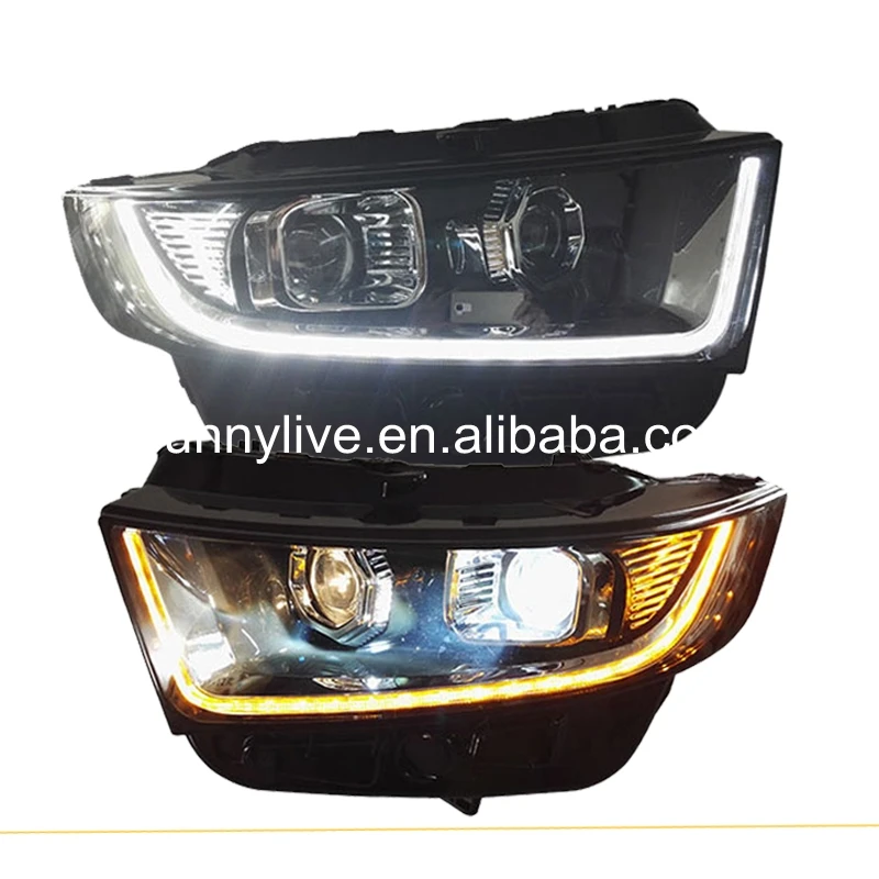 Cheap 2015-2016 Year for FORD for Edge LED Headlights Black Housing TL