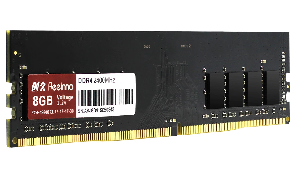 Reeinno оперативная Память DDR4 4 ГБ 8 ГБ 2400 МГц 1,2 в 288pin PC4-19200 17-17-17-39 CL = 17 интерфейс высокоскоростной Одиночный модуль оперативной памяти для рабочего стола