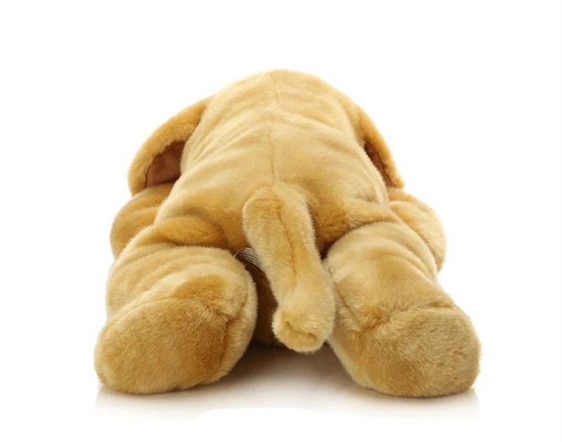 Dorimytrader quality soft animal Labrador retriever plush toy animals Golden Retriever  stuffed doll  lying on back dog 22inch 55cm DY61914 (5)