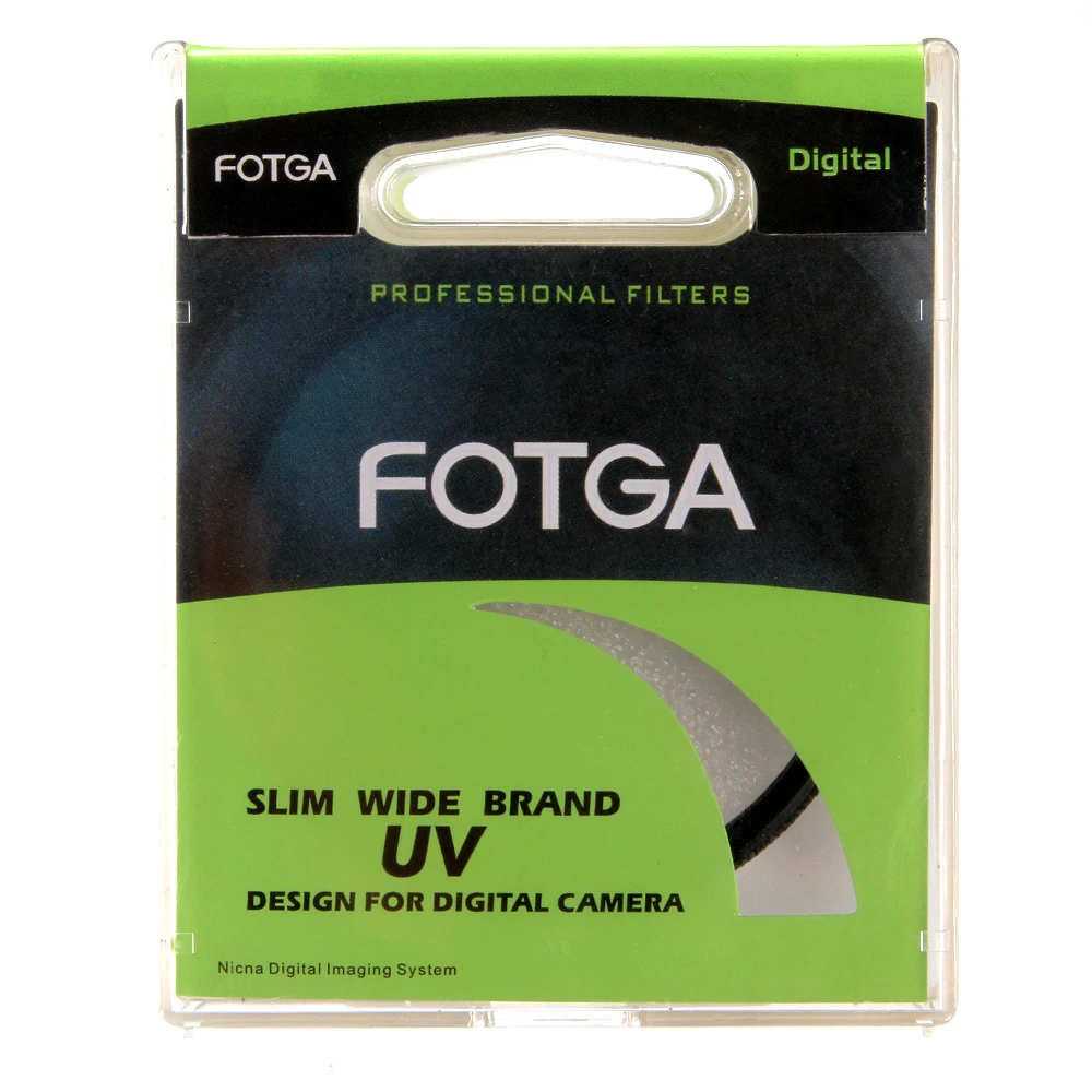 Fotga 55 мм дымчатый УФ фильтр для объектива защита камеры Canon Nikon Sony Olympus оптовая