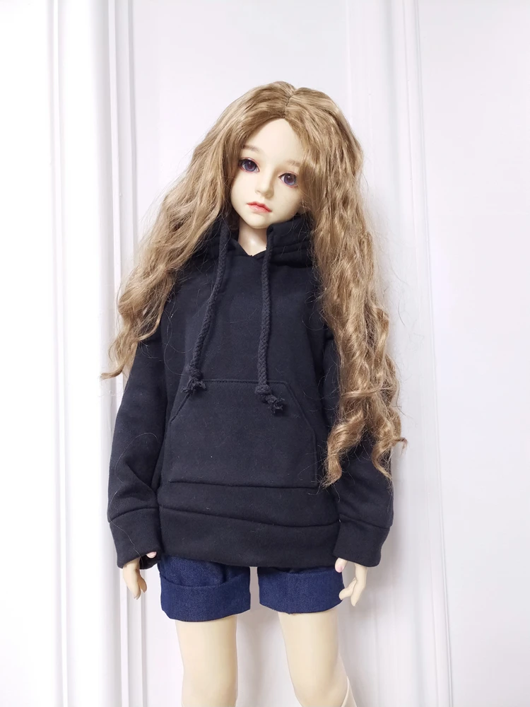 T02-X547 Blyth кукольные одежда 1/3 1/4 bjd 1/6 мягкого плюша; аксессуары для куклы свитер рваные джинсовые шорты 2 шт./компл