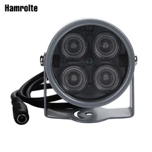 Наполняющий светильник Hamrolte, 4 шт., мощный светодиодный ИК-светильник на расстояние до 20 м, для камеры видеонаблюдения, ip-камера, система безопасности