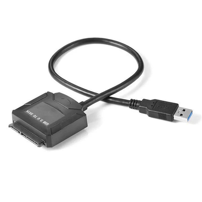 USB 3,0 SATA адаптер конвертер для 3,5 дюймов HDD 2,5 дюймовый жесткий диск SSD, украшенное мозаикой из драгоценных камней, 12V 2A AC DC Мощность адаптер Поддержка 1 ТБ 2 ТБ 4 ТБ