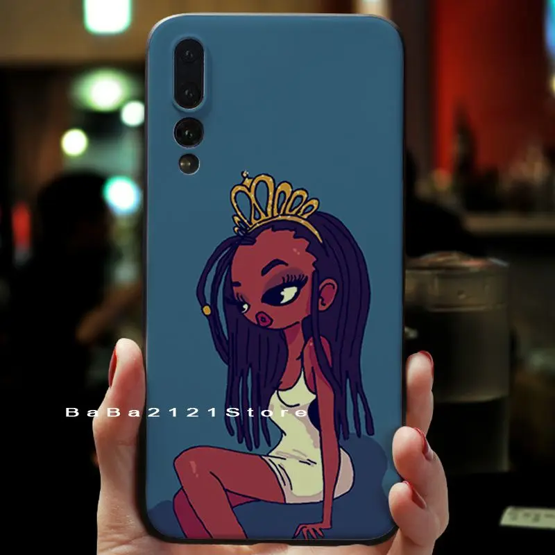 Melanin sticker Poppin Aba Queen Black Girl