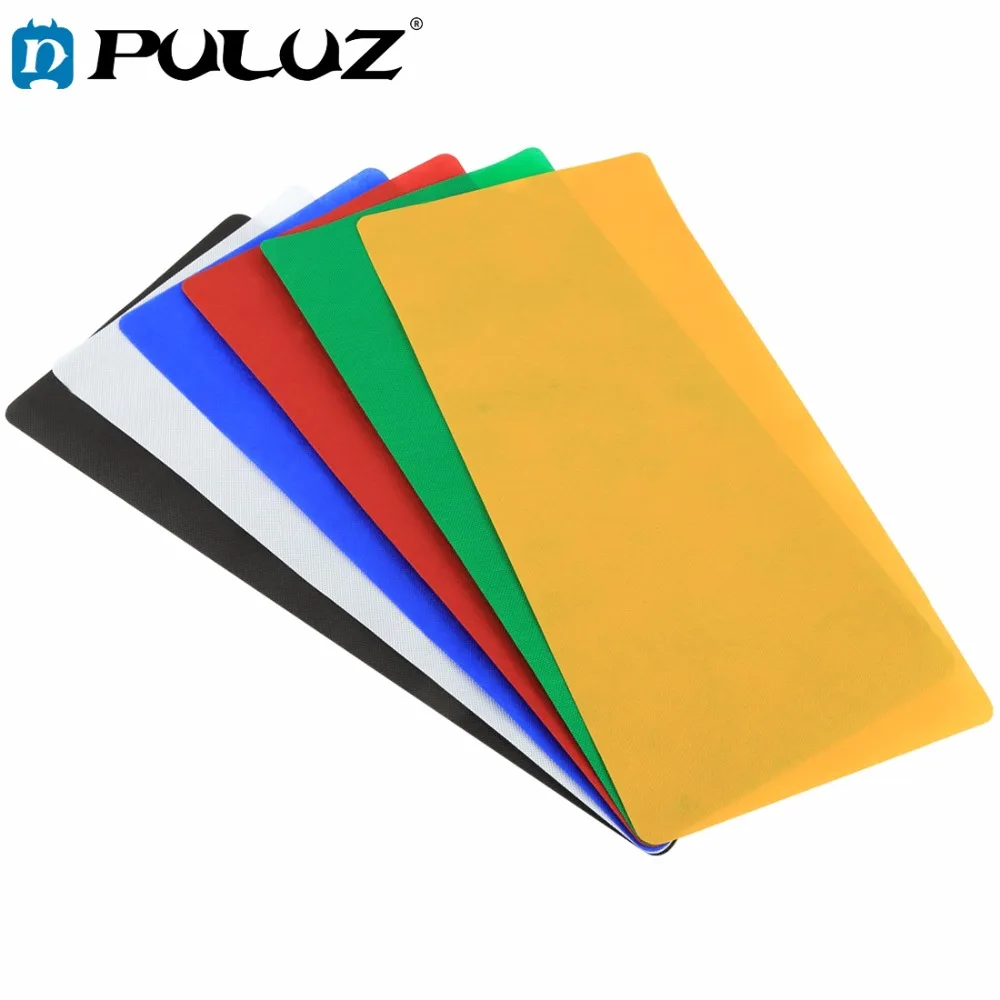 PULUZ 사진 스튜디오 촬영 텐트 박스 키트, 접이식 사진 배경 키트, 라이트 박스, 40cm 스튜디오 촬영, 80x40, 6 개..