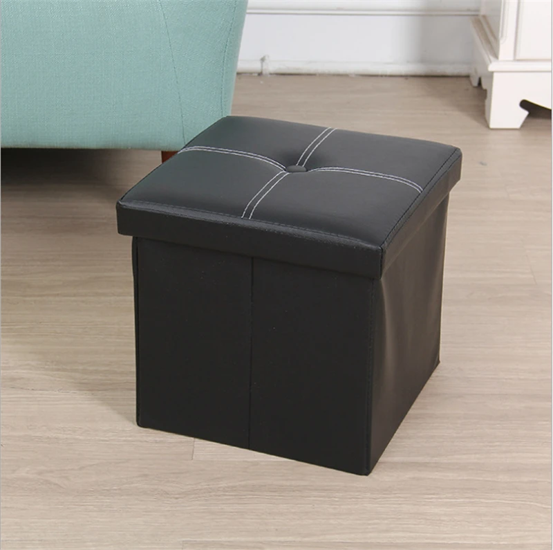 

30*30*30 Multi-functional storage receive stool can sit stool folding bin toy box function of stool chair sofa