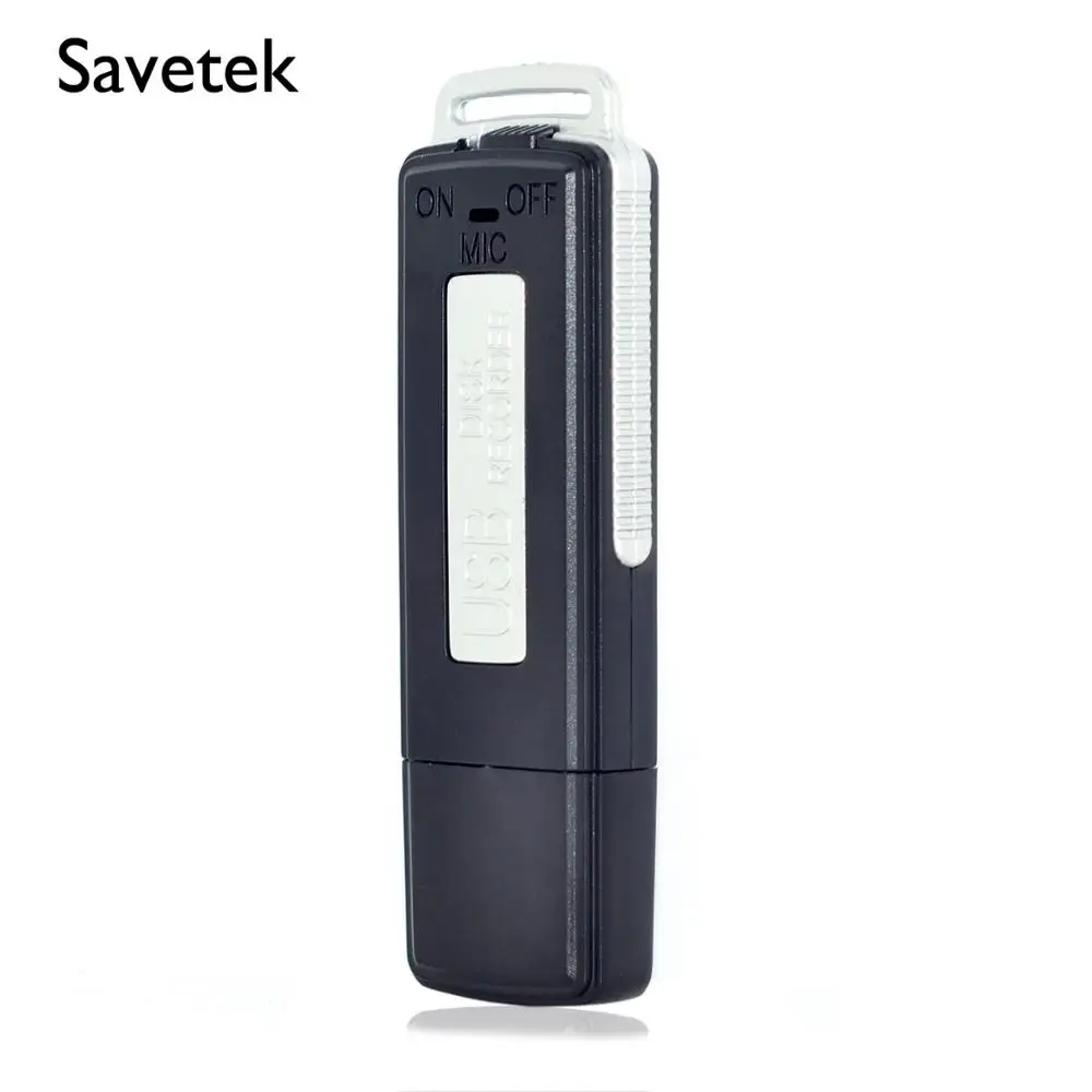 Savetek 2 в 1 Мини USB ручка 8 ГБ 16 ГБ цифровой Аудио Диктофон с USB устройством One Touch запись 384 кбит/с