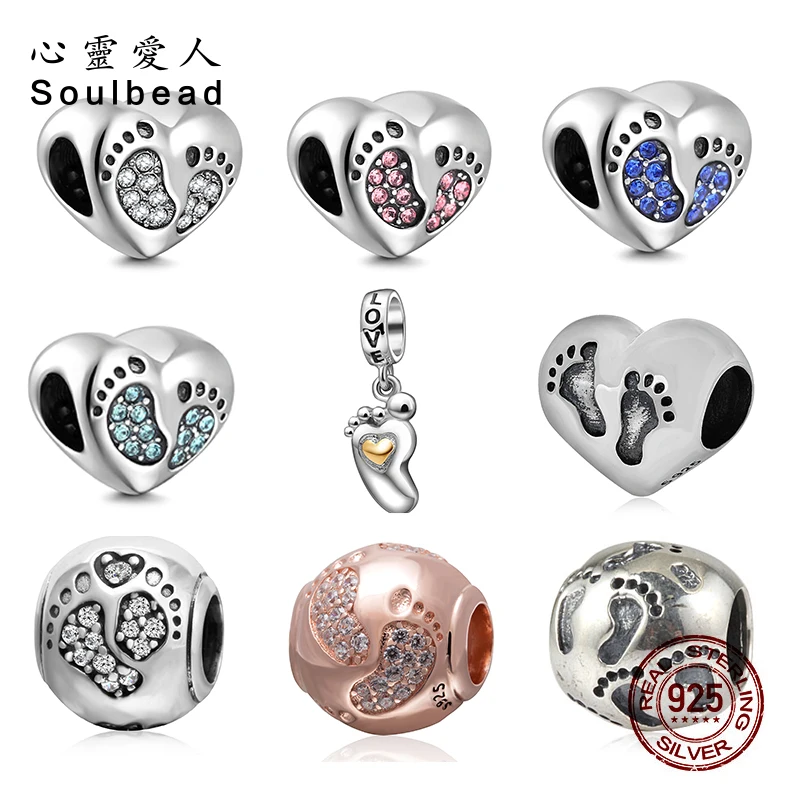 Подвеска в виде сердца Soulbead из стерлингового серебра 925 пробы подходит для