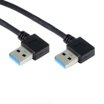 

Chenyang USB 3.0 Type-A Data Cable USB Cable Adapter 90 Degree Right Angled to Right Angled for PC Hard Disk Computer 10pcs/lot