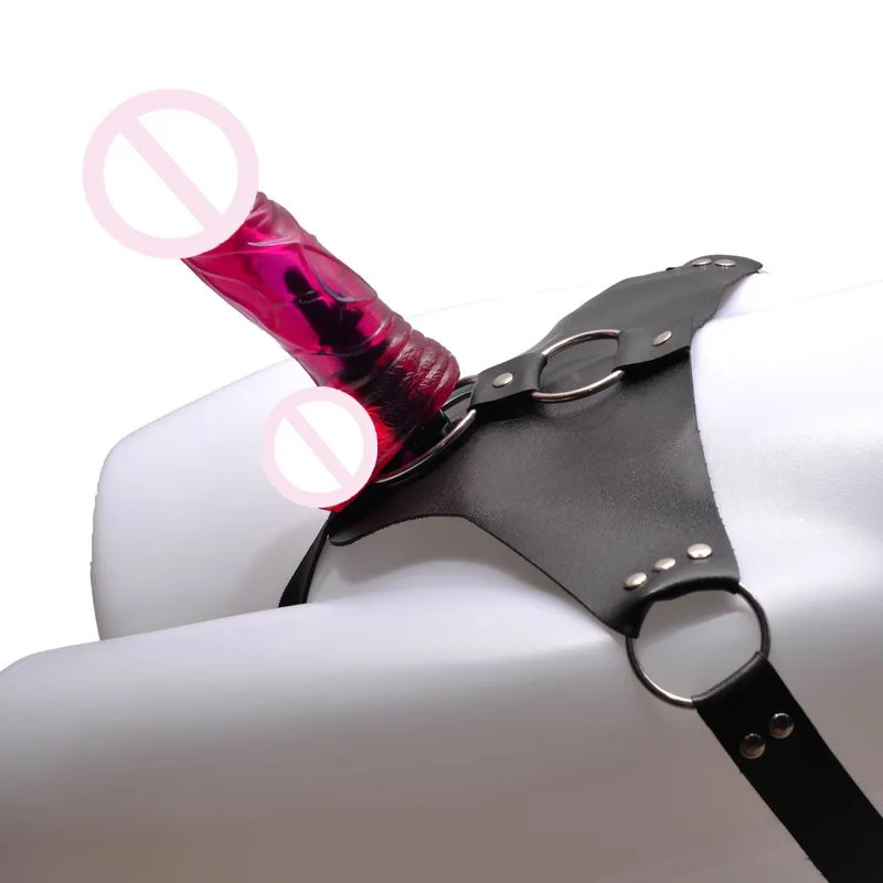 (2 Dildos) Jelly Strap Ons Penis Strap On Dildo for Women Lesbian Sex Toys Strapless Strapon Adults for Women Strapon Harness