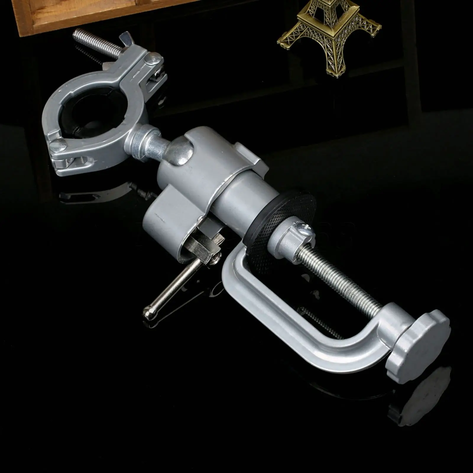 Universal Mini Clamp on Electric Gimbal Grinder Holder Aluminum stand