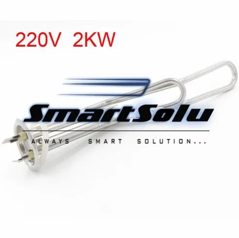 

Free Shipping 220V 2KW Nonstandard Water Boiler Heating Element Tube Heater