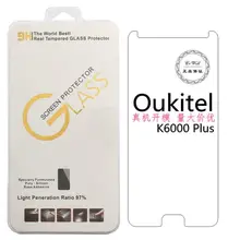 Для Oukitel K6000 плюс закаленное Стекло фильм Экран протектор Роскошные 9 H 0,26 мм 2,5 DThin спереди K6000 плюс Стекло защитная пленка