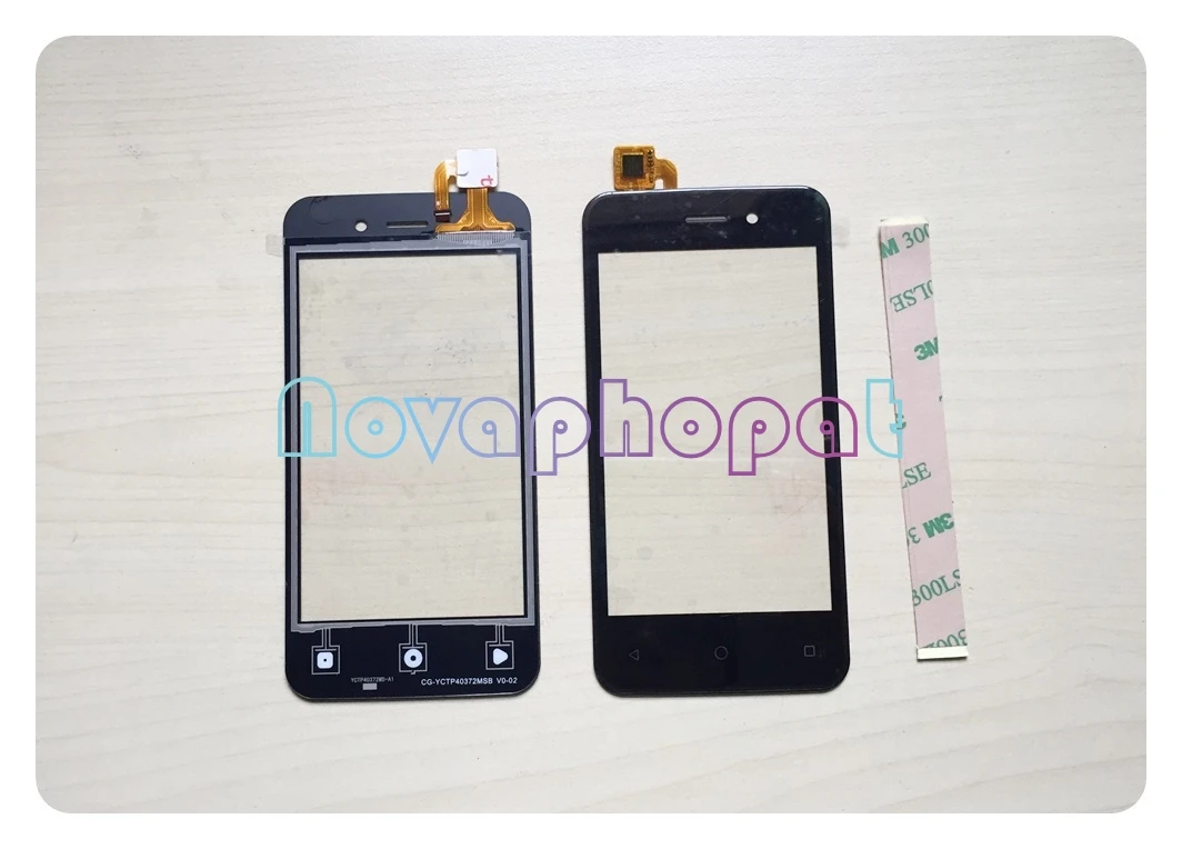 Novaphopat 4 0 дюймовый черный Сенсорный экран для BQ BQ-4026 BQs-4026 4026 сенсорный дигитайзер
