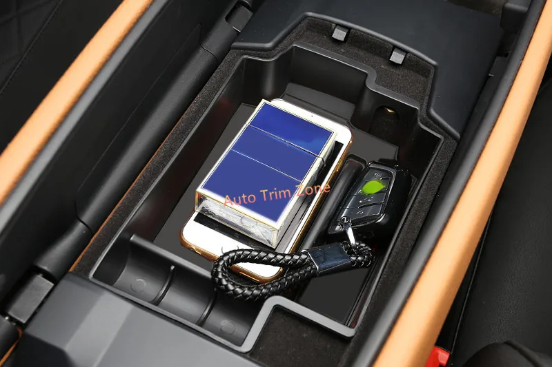 1 шт. Пластик черный интерьер подлокотник коробка для хранения украшения Обложка для BMW 5 серии G30 6 серии GT G32