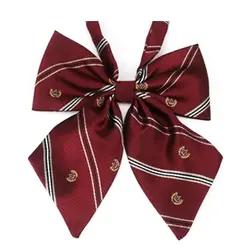 1 шт. бренд студенты плед японский равномерное галстук-бабочка Для женщин бабочки шеи галстук Корона воротник цветок регулируемый галстук