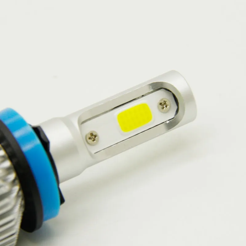 1 пара вел H4 H7 H11 H1 9005 лампы фар авто 72 W 8000Lm/6500 K 9006 881 FogLamp светодиодные фары