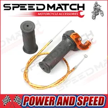 Газовый карбюратор дроссельной заслонки поворотная ручка Грипсы для 2-х тактный 47cc 49cc Мини Мото гря суперпортативный велосипед