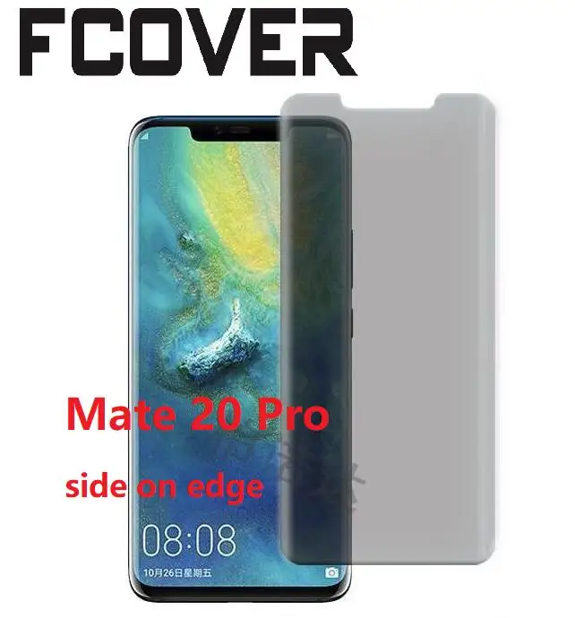 Антибликовое закаленное стекло для Huawei Mate 20 Pro тонированное X HD защитная пленка