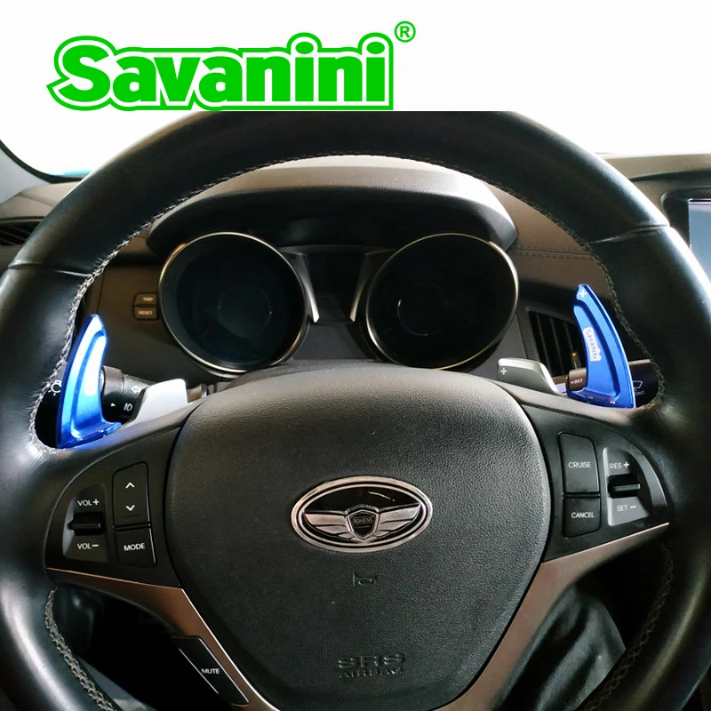 Savanini 2 шт. алюминиевое рулевое колесо DSG весло переключения передач удлинитель