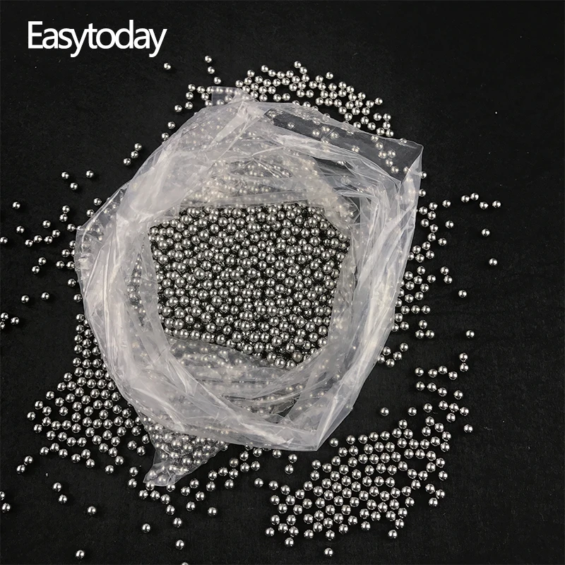 

Easytoday 1000pcs/Lot 4.5mm Steel Slingshot Balls Shooting Catapult Bow Hitting Ammo Catapult Balls Slingshot Hunting