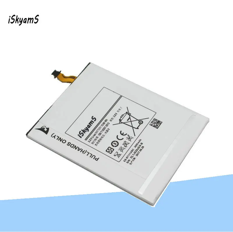 ISkyamS 10 шт./лот 3600 мА/ч EB-BT111ABC запасная батарея для Samsung Galaxy TAB 3 Lite 7 &quotSM-T110 T111 T113 T110 |