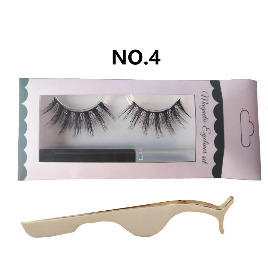 

Make Up Long Lasting Women Magnetic-eyeliner Liner Liquid False 35g Eyelashes Single Color Liner Liquid Set