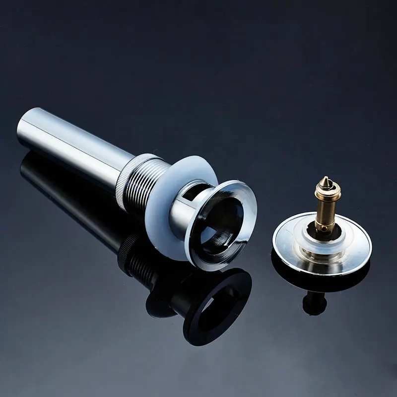 Lavatory Basin Vanity Pop Up Drain Stopper with Overflow, Bathroom Sink Drain Chrome Finished Lavatory Basin Vanity Pop Up Drain Stopper with Overflow, Bathroom Sink Drain Chrome Finished