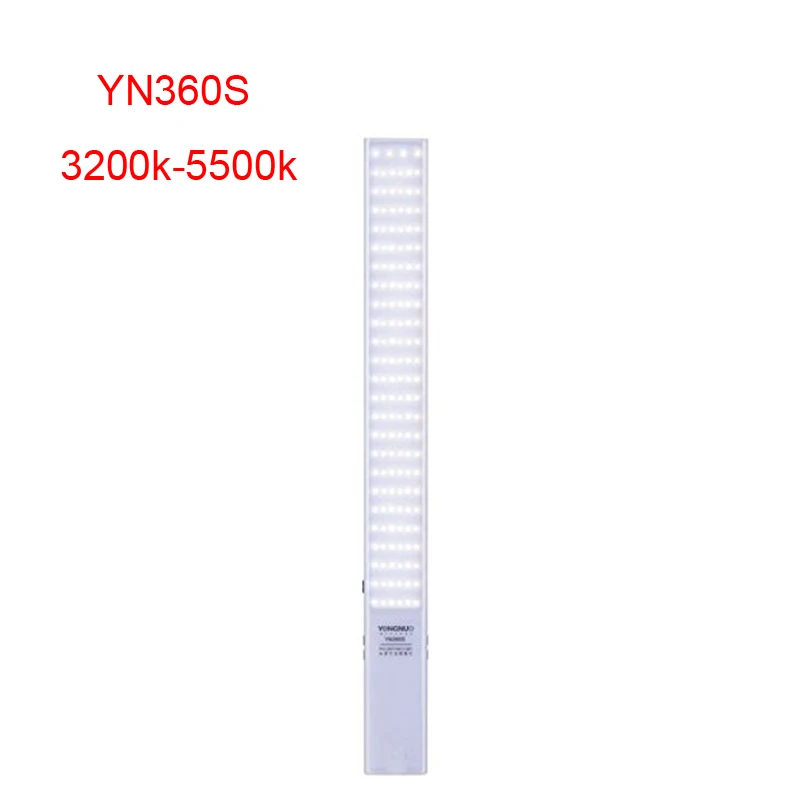 YONGNUO YN360II YN360 II Светодиодный светильник для видеосъемки, ручная палочка для льда, фотовспышка, двухцветная, 3200 k-5500 k, с RGB, светодиодный, с помощью приложения для телефона - Цвет: 3300 К