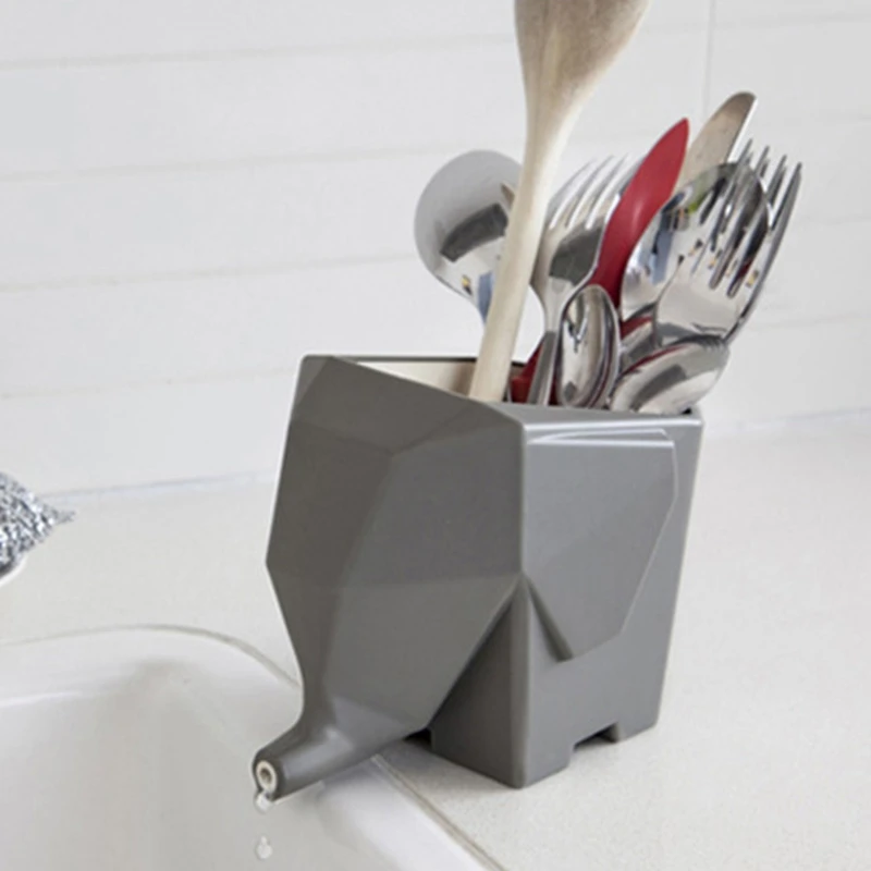 

Creative Multi-functional Kitchen Storage Organizer Holder Rack For Chopsticks Tableware Toothbrush Drainer Bathroom Accessories
