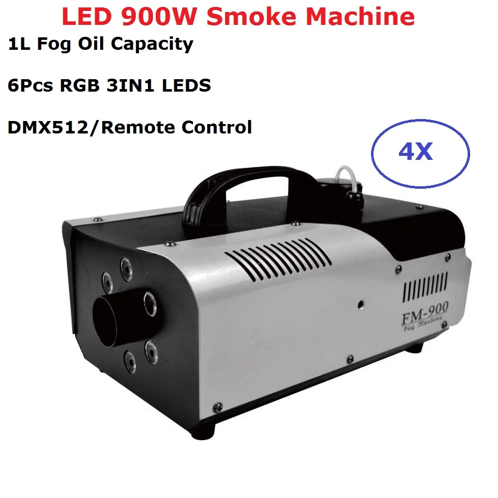 Mini LED 900W Fog Smoke Mist Machine Stage Effect Disco DJ Party Christmas Lighting Shows