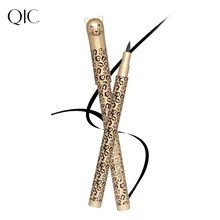 QIC beauty леопардовая жидкая чёрная подводка для глаз Водонепроницаемая долговечная жидкая подводка для глаз карандаш инструменты для макияжа 131-0245