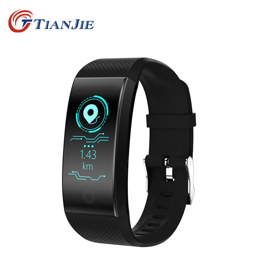 

TIANJE QW18 bluetooth water proof Call and message reminder heart rate sleep monitor color screen smart bracelet wristband