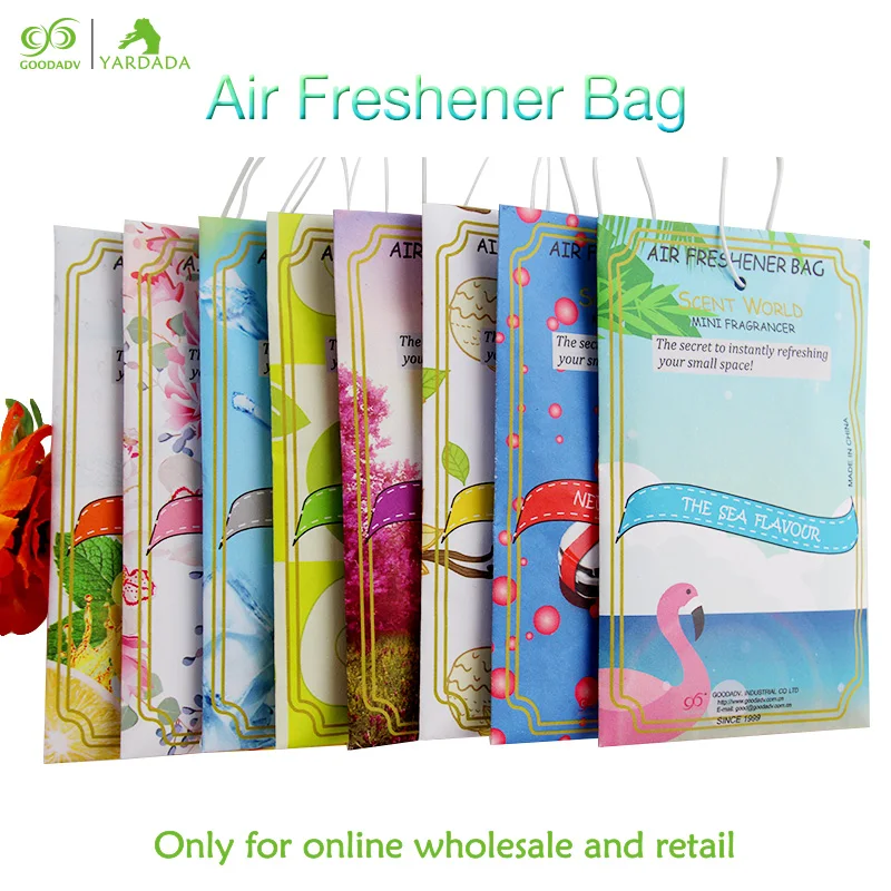 8pcs Car Air Freshener Scented Sachets Fragrance for Home Wardrobe