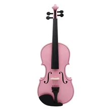 4/4 violine Geige Saiten Instrument Musical Spielzeug für Kinder Anfänger Hochwertige Basswood Körper Stahl String Arbor Kolophonium