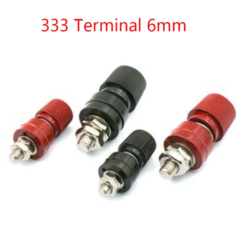 5PCS 333 Terminal 6mm Screw M6 Power Supply Terminals Binding Post Male