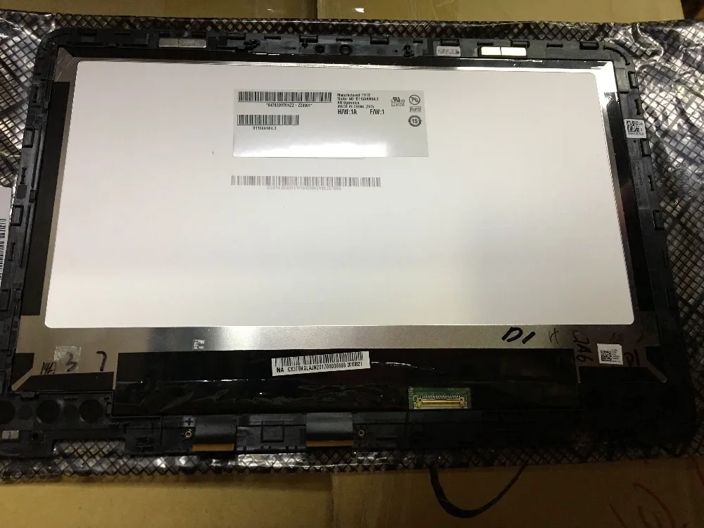 Сенсорный ЖК экран 11 6 дюйма в сборе с рамкой B116XAN04.3 для ASUS TP203N TP203|ЖК-экран