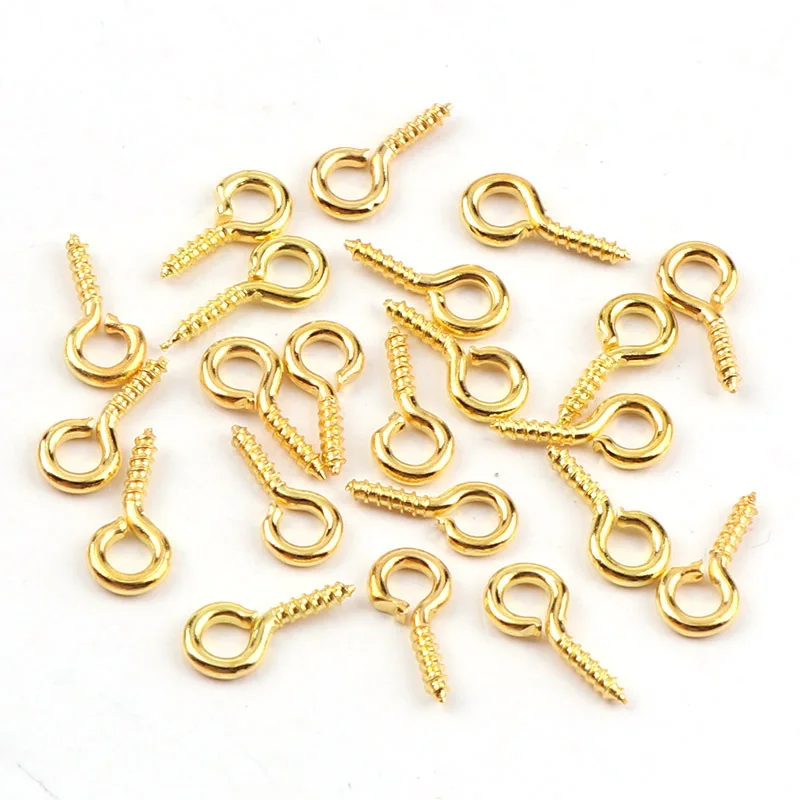100 шт./лот DIY4x8mm маленькая овчина для глаз гвозди аксессуары ювелирных изделий с