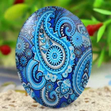 Новая мода 2 шт 30x40 мм ручной работы фото стеклянные кабошоны(I2-26