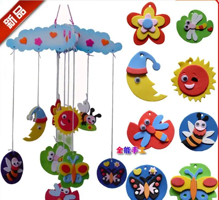 DIY 3D EVA Campbell children handmade three dimensional paste