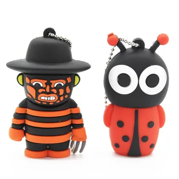 

cool cartoon usb2.0 Freddy vs. Jason and bee pendrive model 8GB 16GB 32GB usb flash drive pen drive Cute U disk
