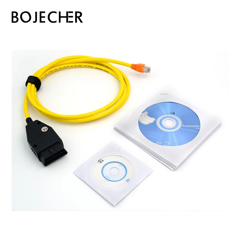 10pcs/lot ESYS Data Cable For BMW ENET Ethernet to OBD Interface E-SYS ICOM Coding for F-serie Diagnostic | Автомобили и