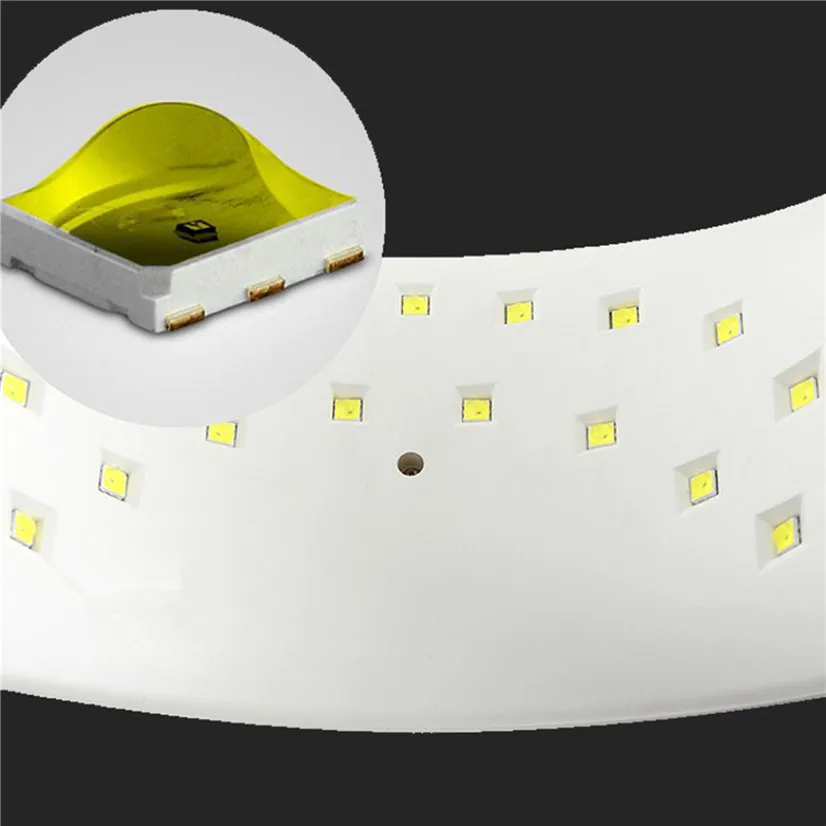 SUNUV SUN6, умная УФ лампа для ногтей, светодиодный светильник для гель-лака, ЖК-дисплей, таймер, мультиколор для отверждения, инструменты для маникюра