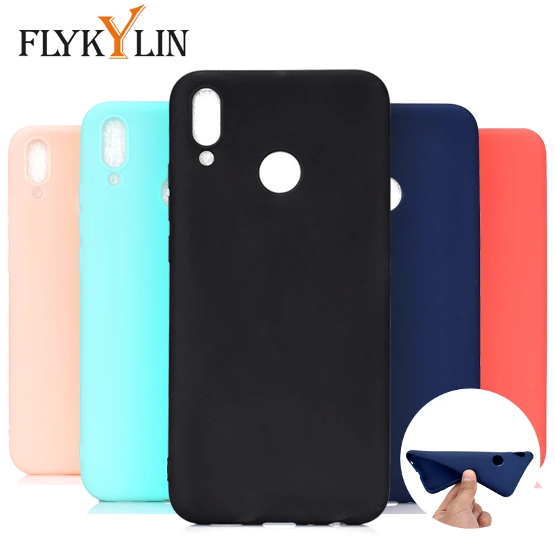 Чехол FLYKYLIN карамельного цвета для Huawei Y9 2018 чехол 2019 Coque мягкие ТПУ Силиконовые