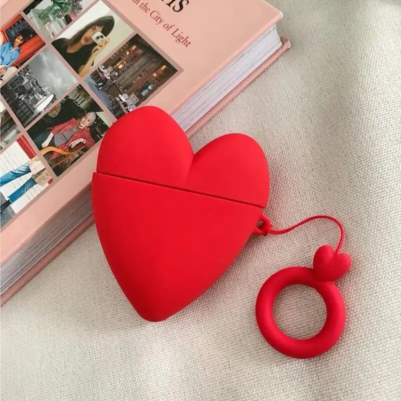 

Earphone Case Cute 3D Cartoon For Apple AirPods 2 Silicone Cover Wireless Bluetooth Headphone Protective For AirPod Silm Case