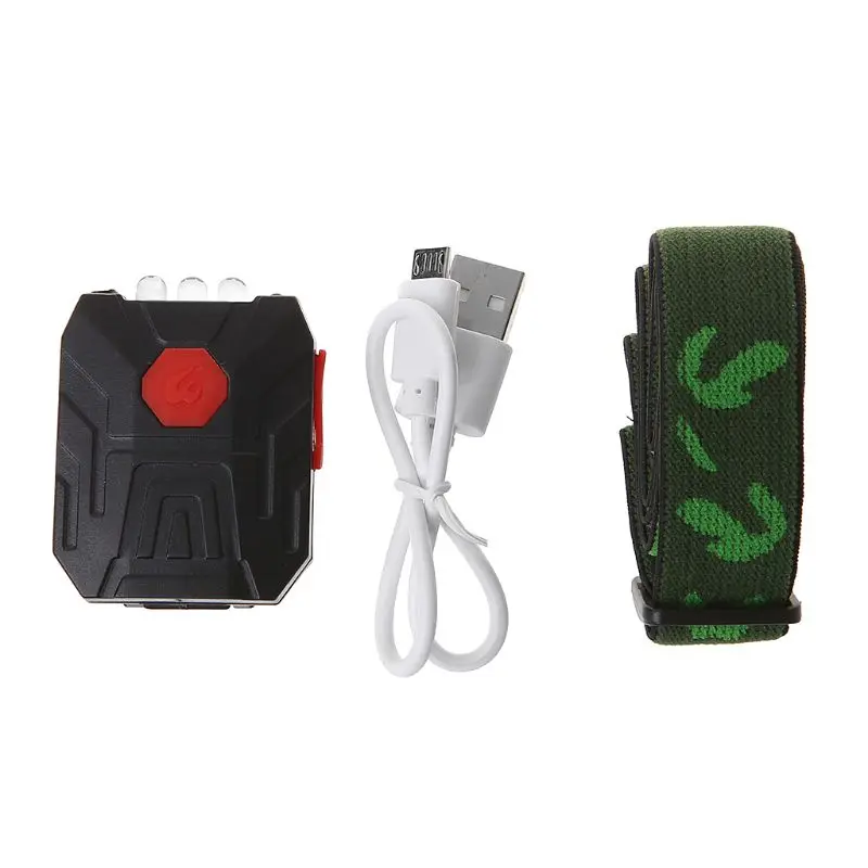 

Rechargeable Led Head Lamp Infrared Sensor Clip Cap Lamp Head Light Fishing Lamp Hunting Lantern Clip Cap Lamp USB Charging