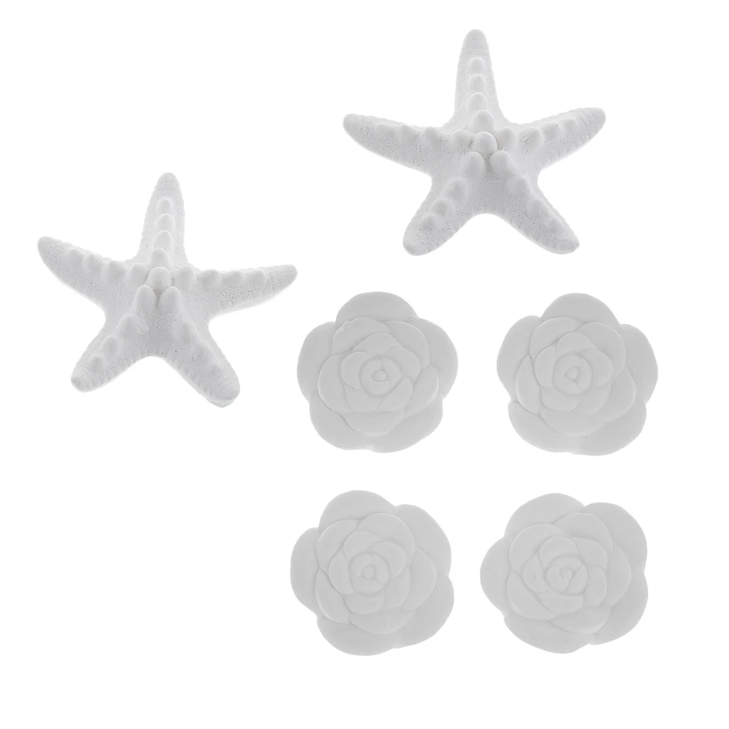 

6 Pcs Aroma Fragrance Stone DIY Essential Oil Diffuser For Home Car Decors Gypsum Small Exquisite
