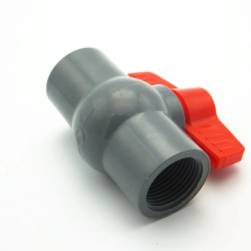 

3/4" BSP Female Thread PVC Ball Valve Coupler Adapter Water Connector For Garden Irrigation System